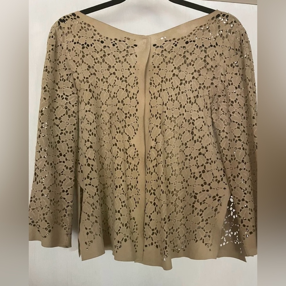 Armani Collezioni Leather Top for Womem